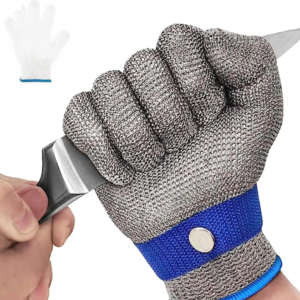 Cut Resistant Gloves Cut Resistant Work Gloves Food Grade Stainless Steel Glove ANSI A9